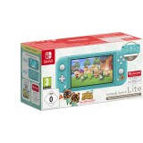 Consola Nintendo Switch Lite Animal Crossing: New Horizons Timmy &amp; Tommy&#039;s Edition, Turcoaz