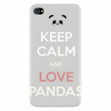 Husa silicon pentru Apple Iphone 4 / 4S, Panda Phone