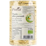 Turte din Porumb cu Quinoa si Sare de Mare Ecologice/Bio 100g