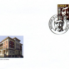 SLOVENIA 2015, FDC, Arhitectura, Aniversari - Max Fabiani