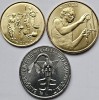 Set 3 monede 10, 25, 100 CFA Francs 2021- 2023 West African States, unc, Africa