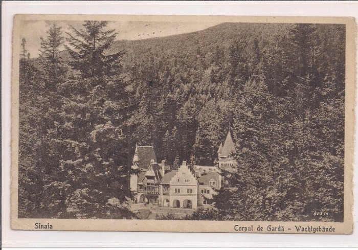 Carte postala circulata in anul 1919 Sinaia