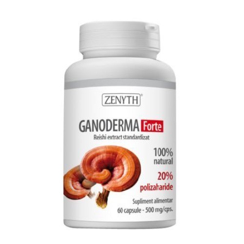 Ganoderma Forte, 60cps, Zenyth Pharmaceuticals Ganoderma Forte, 60cps, Zenyth Pharmaceuticals