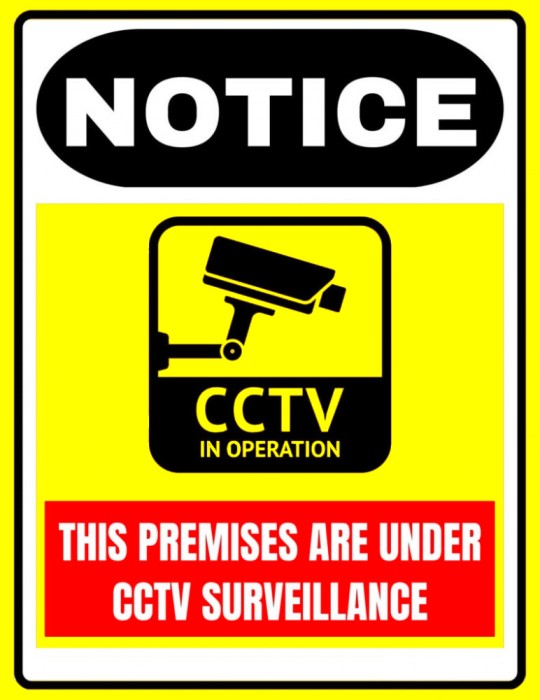 Security Camera Sign