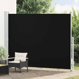 vidaXL Copertină laterală retractabilă de terasă, negru, 220x300 cm 313423