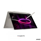 Laptop Consumer Lenovo Yoga 7 2-in-1 16AGP11 Copilot+ PC, cu procesor Ryzen AI 7 445, 16 OLED, 24 GB LPDDR5x, 1 TB, AMD Radeon 840M, Fara OS, 3 ani Ga