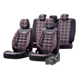 Set Huse Scaun Auto Universale Fractionate Otom GTI SPORT 801 Premium Protectie Airbag Material Tapiterie Durabil