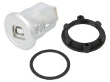 Adaptor USB B soclu M22, USB 2.0, ambele părţi