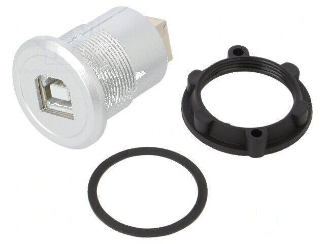 Adaptor USB B soclu M22, USB 2.0, ambele părţi