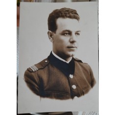 Fotografie, militar, capitan, perioada interbelica