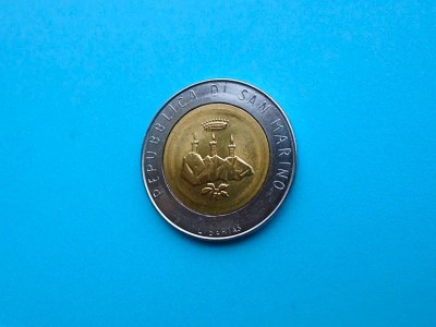 500 Lire 1986-San Marino-XF++AUNC foto