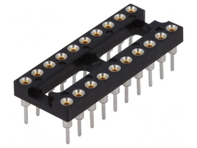 Soclu DIP20 2,54mm THT pentru Circuite Integrate foto