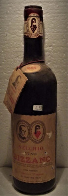 A11- VIN vecchio vino bizzano,doc, sticla 116691, recoltare 1966 cl 72 gr 11,5 foto