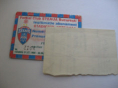 Steaua Bucuresti (abonament sezon 1999-2000) foto