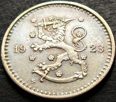 Moneda istorica 50 PENNIA - FINLANDA, anul 1923 * cod 1335 foto