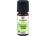 Ulei Esential Bio Sonnentor Respiratie Usoara 10ml - Eucalipt, Menta, Lemn de Cedru - Revigorant, Căi Respiratorii