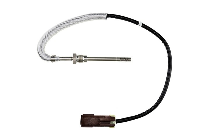 Senzor temperatura filtru particule Chrysler 300c 3.0crd 2011-, Jeep Grand Cherokee 3.0crd 2011-, Drept - in spate la filtru de particule diesel, NTY