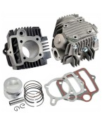 Set Motor Complet/Kit Cilindru Cross/ATV 107-125cc + Chiuloasa Cross/ATV 107-125cc 4T