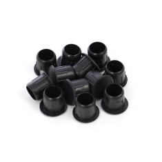 Dop plastic, pentru mascare picioare masa, 10 mm, negru, set 12 bucati