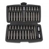 Trusă Biti Spline, Torx, HEX, 41 piese, suport de biti 1/2&quot; si 3/8&quot;, cutie depozitare si transport, Oem