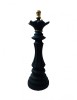 Statueta Regina Sah Neagra Rasina 37cm - Decoratiune Eleganta Casa Birou, Cadou Deosebit, Aspect Vintage