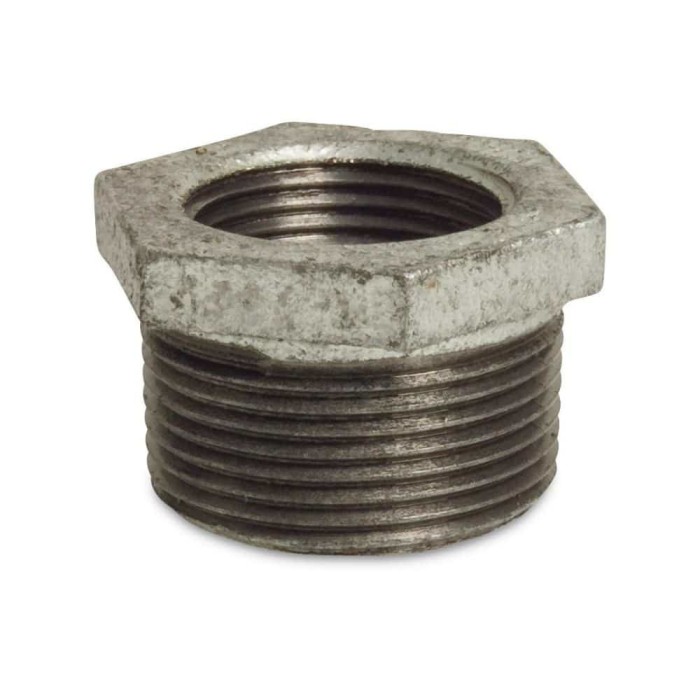 Fiting cu filet fontă maleabilă piesă de reducere 3/4&quot; AG x 1/2&quot; IG