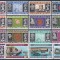 Guernsey 1969-1970 - Daily Stamps, PRIMELE TIMBRE EMISE, SET COMPLET (!), Cota 52 EURO, MNH
