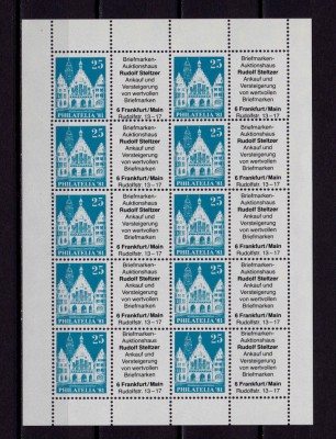 ✅(V 19) Germania &amp;#039;81,bloc/viniete oficiale Expo.Fila. Frankfurt,Aliati 1948,MNH foto