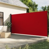 Cumpara ieftin Copertină laterală retractabilă, roșu, 220x600 cm
