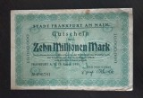 Bancnota Frankfurt Am Main - 10000000 Mark 1923 - Rara