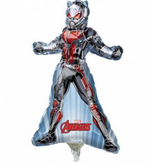 Balon mini figurina Antman, 36 cm, umflat + bat si rozeta, Radar 37543 foto