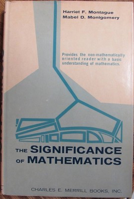 M Montgomery The Significance of mathematics foto