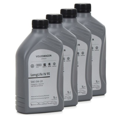 Pachet 4 litri Ulei Volkswagen LongLife IV FE VW 508 509 0W20 foto