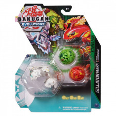 Figurina Bakugan Evolutions, Starter Pack 3 piese, Gillator Ultra, S4, 20138097