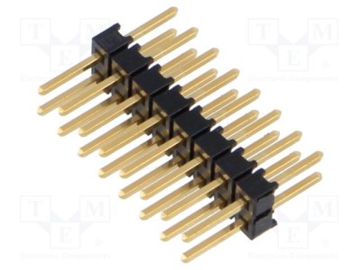 Conector SAMTEC şir pini tată 16 pini 2,54mm THT foto