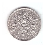 Moneda Anglia 2 shilling / 2 shillings 1965, stare buna, curata