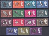 DB1 Flora Fauna Pasari Pesti Fluturi Uzuale Ocupatii 1965 Ins. Solomon 15 v. MNH, Nestampilat