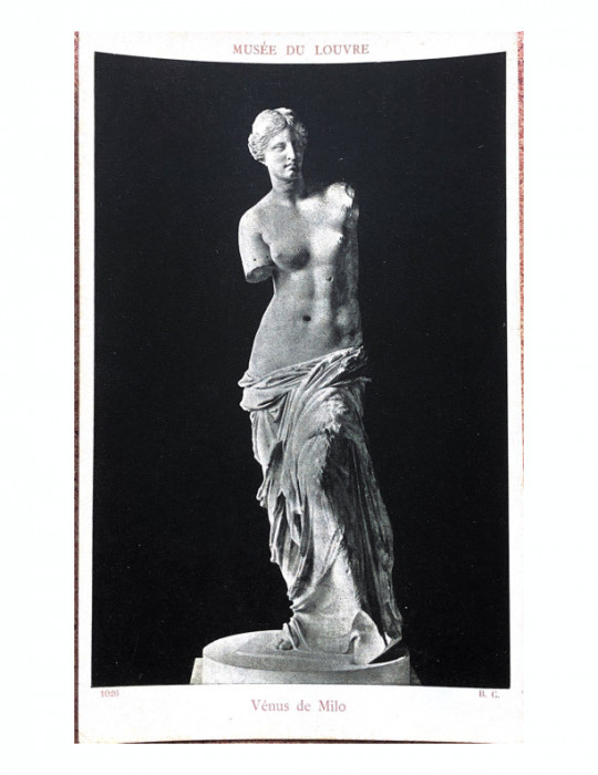 Venus de Milo - Carte postala Franta - Mus&eacute;e du Louvre