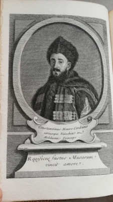 Les oeuvres de Virgile 1743 - Gravura si dedicata lui Constantin Mavrocordat foto