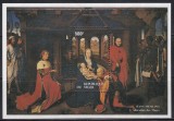 Niger 1987 - Crăciun - Pictura de Hans Memling, Colita, MNH, Nestampilat
