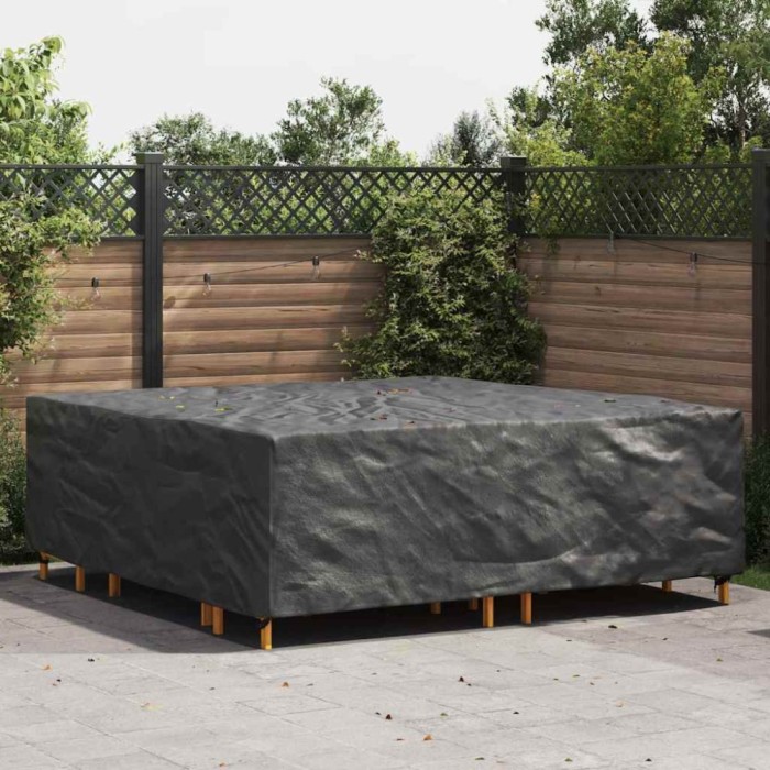 vidaXL Husă pentru mobilier de exterior Negru 235 x 235 x 70 cm 420D 4105802