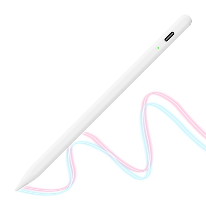 Stylus pen activ iPad, Palm Rejection Techsuit AC10-CP, alb