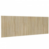 Tăblie de pat,perete,stejar Sonoma,240x1,5x80 cm,lemn prelucrat