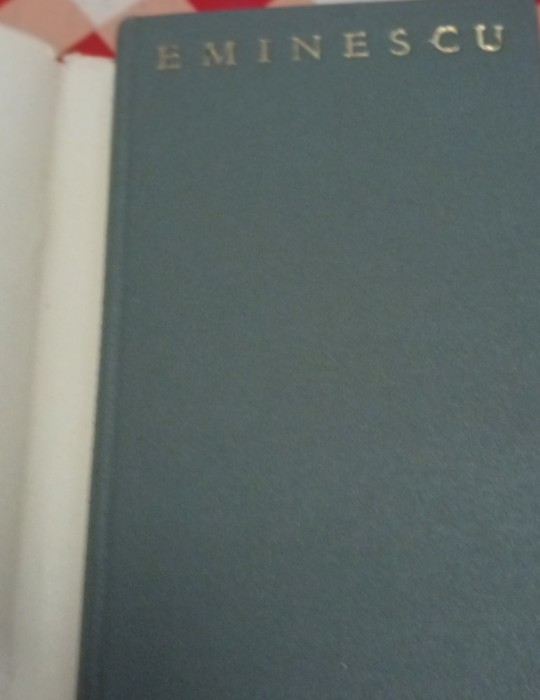 EMINESCU FOITA DE TIGARA ed. ingrijita Perpessicius