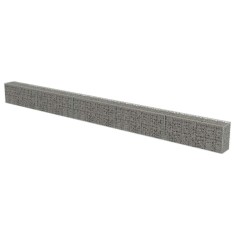 Gabion perete cu capace, 600 x 30 x 50 cm, otel galvanizat foto