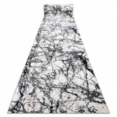 Traversa modern COZY 8871 Marble, Marmură - structural două niveluri de l&amp;acirc;nă gri, 120 cm foto
