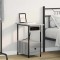 vidaXL Dulap de noapte sonoma gri 60 x 30 x 61 cm Lemn compozit 859598