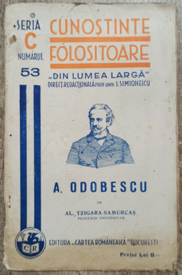 A. Odobescu - Al. Tzigara-Samurcas// 1935 foto