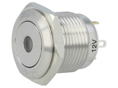 Comutator Anti-Vandalism Verde IP65 2A 36VDC foto