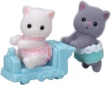Figurine Sylvanian Families-Gemenii Pisicute Persane, Epoch